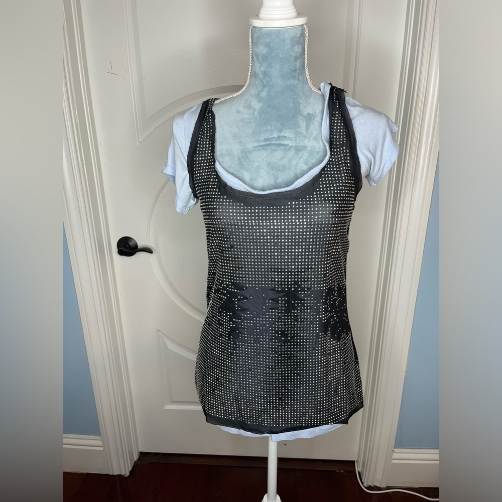 Royal Underground Y2K attached tank top shirt